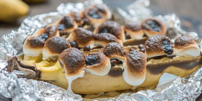 Grilled Banana Boat S'mores