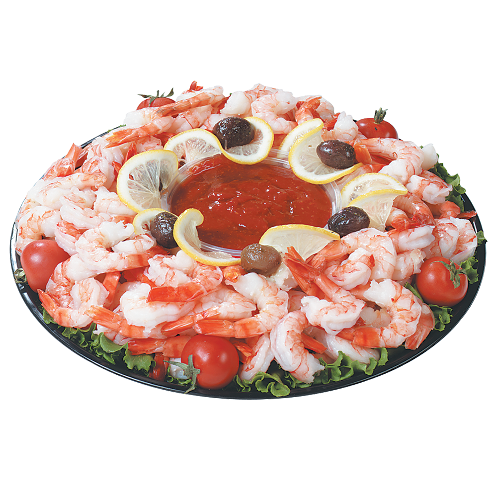 Large Cooked Shrimp Platter Trucchi's Supermarket