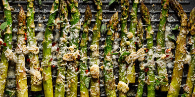 Cheesy Grilled Asparagus