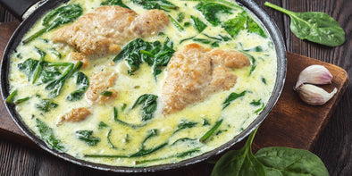 Creamy Chicken with Spinach