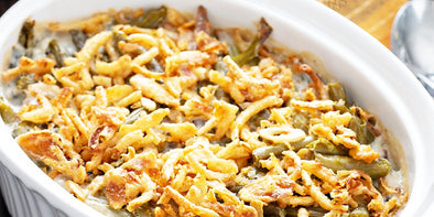 Creamy Mushroom and Green Bean Casserole