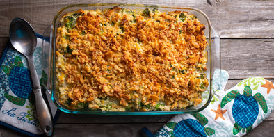 Crumbly Chicken Pie Casserole