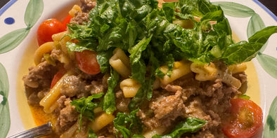 Deconstructed Cheeseburger