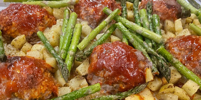 Meatloaf Muffins One Pan Meal