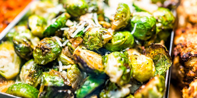 Roasted Parm Brussels Sprouts