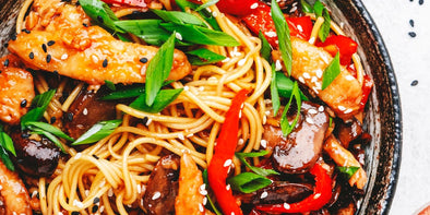 Sweet Chili Chicken with Noodles