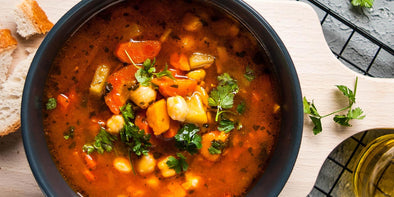 Sweet Potato & Chickpea Soup